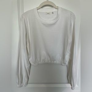 Wilfred Cropped Longsleeve - White - M